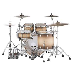 Pearl MCT924XEDPC 351 Satin Natural Burst Hybrid Shell Pack Master Maple Complete Drum Set